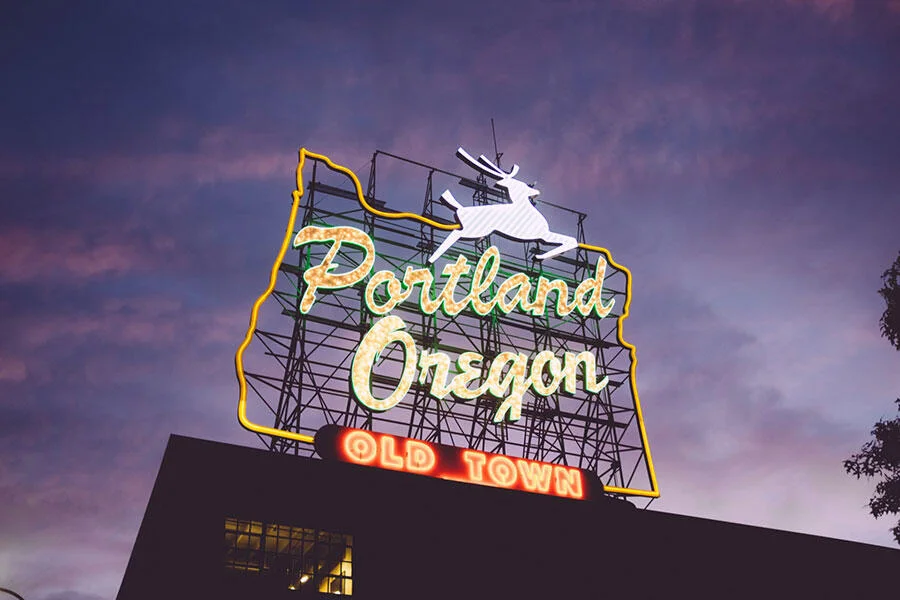 Landscape of Portland, Oregon, accessible travel destination